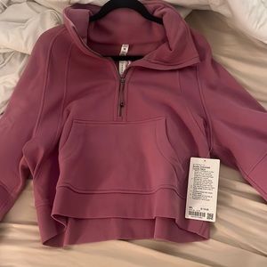 scuba oversized half zip M/L